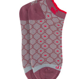 Medias Bamboo Mujer Rfv25W Ped St Diam Rojo RKF
