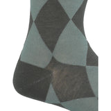 Medias Bamboo Hombre Rfi26H C Rombos Verde RKF