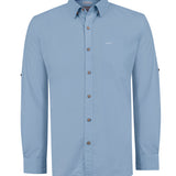 Camisa Manga Larga Hombre Galiton Azul RKF