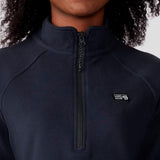 Polar Mujer Microchill 1/4 Zip Negro Mountain Hardwear