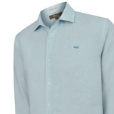 Camisa Manga Larga Hombre Linenit Azul RKF