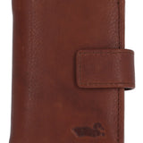 Billetera Cuero Hombre Aq Multicards Marrón RKF