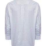 Camisa Manga Larga Algodón Hombre Wf Pb Azul RKF