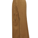 Pantalon Algodón Orgánico Mujer Tanko Marrón RKF