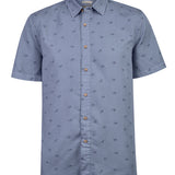 Camisa Manga Corta Hombre Tencelpri Azul RKF