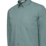 Camisa Manga Larga Algodón Orgánico Hombre Galiton Verde RKF