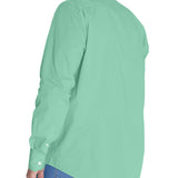 Camisa Manga Larga Algodón Orgánico Hombre Soft Verde RKF