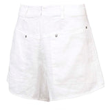 Short Lino Orgánico Mujer Vendres Blanco RKF