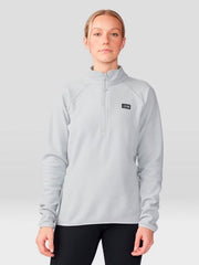 Polar Mujer Microchill 1/4 Zip Gris Mountain Hardwear