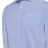 Camisa Manga Larga Algodón Hombre Easyironit Celeste RKF