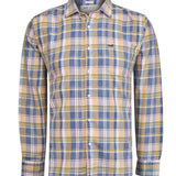 Camisa Manga Larga Algodón Orgánico Hombre Arbed Azul RKF