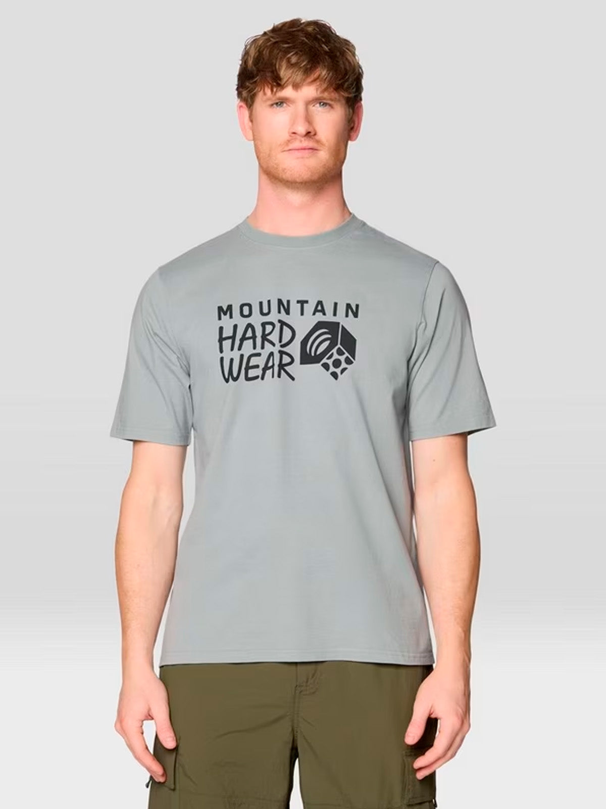 Camiseta Hombre Logo Short Sleeve Gris Mountain Hardwear