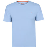 Remera Algodón Orgánico Hombre Basic Celeste RKF