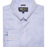 Camisa Manga Larga Algodón Hombre Wf Pb Azul RKF