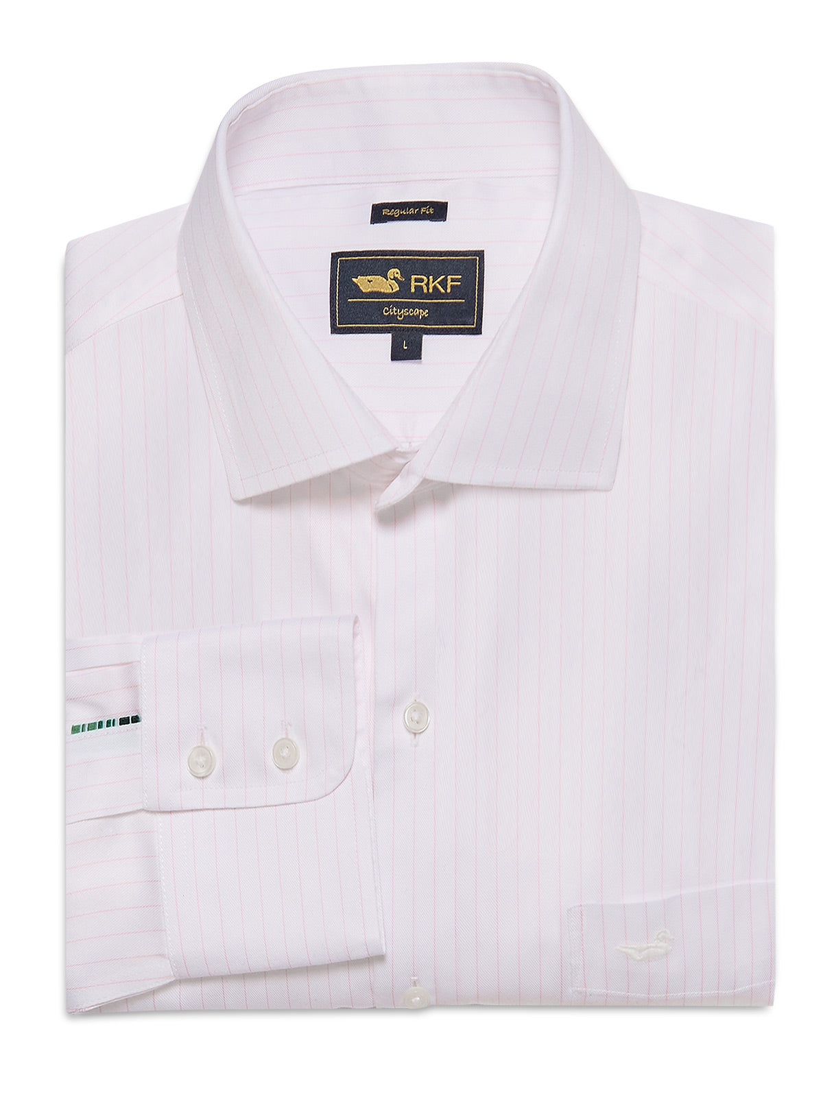 Camisa Manga Larga Algodón Hombre Wf Pc Blanco RKF