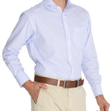 Camisa Manga Larga Algodón Hombre Wf Pc Azul RKF