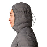 Campera Mujer Deloro Down Fz Hoody Gris Mountain Hardwear