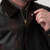 Chaqueta Algodón Hombre Tartanwax Marrón RKF