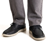 Zapato Cuero Hombre Adam Azul Navy RKF