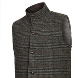 Chaleco Lana Hombre Square Marrón RKF
