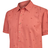 Camisa Manga Corta Hombre Tencelpri Rojo RKF