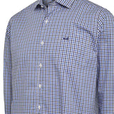 Camisa Manga Larga Algodón Hombre Wool Azul Navy RKF