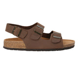 Sandalia Cuero Hombre Commet Café RKF