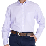Camisa Manga Larga Algodón Hombre Wf Pb Lila RKF