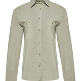 Blusa Manga Larga Algodón Orgánico Mujer Coop Gris RKF