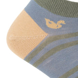 Medias Bamboo Hombre Rfv25H Ped Lines Verde RKF