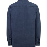 Camisa Manga Larga Hombre Tencel Azul RKF