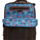 Maletin Cuero Unisex Ocean Back I Marrón RKF