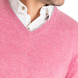 Sweater Cashmere Hombre Cashmere Rosado RKF