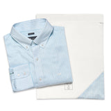 Camisa Manga Larga Algodón Hombre Wf Pb Azul RKF