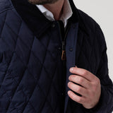 Campera Fibras Recicladas Hombre Newport Azul RKF