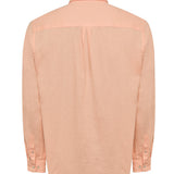 Camisa Manga Larga Lino Orgánico Hombre Linen Rosado RKF