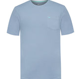 Remera Algodón Orgánico Hombre Basicpoc Azul RKF