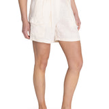 Short Lino Orgánico Mujer Rout Blanco RKF