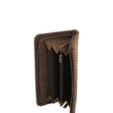 Billetera Mujer Sz Hair Ziparound Marrón RKF
