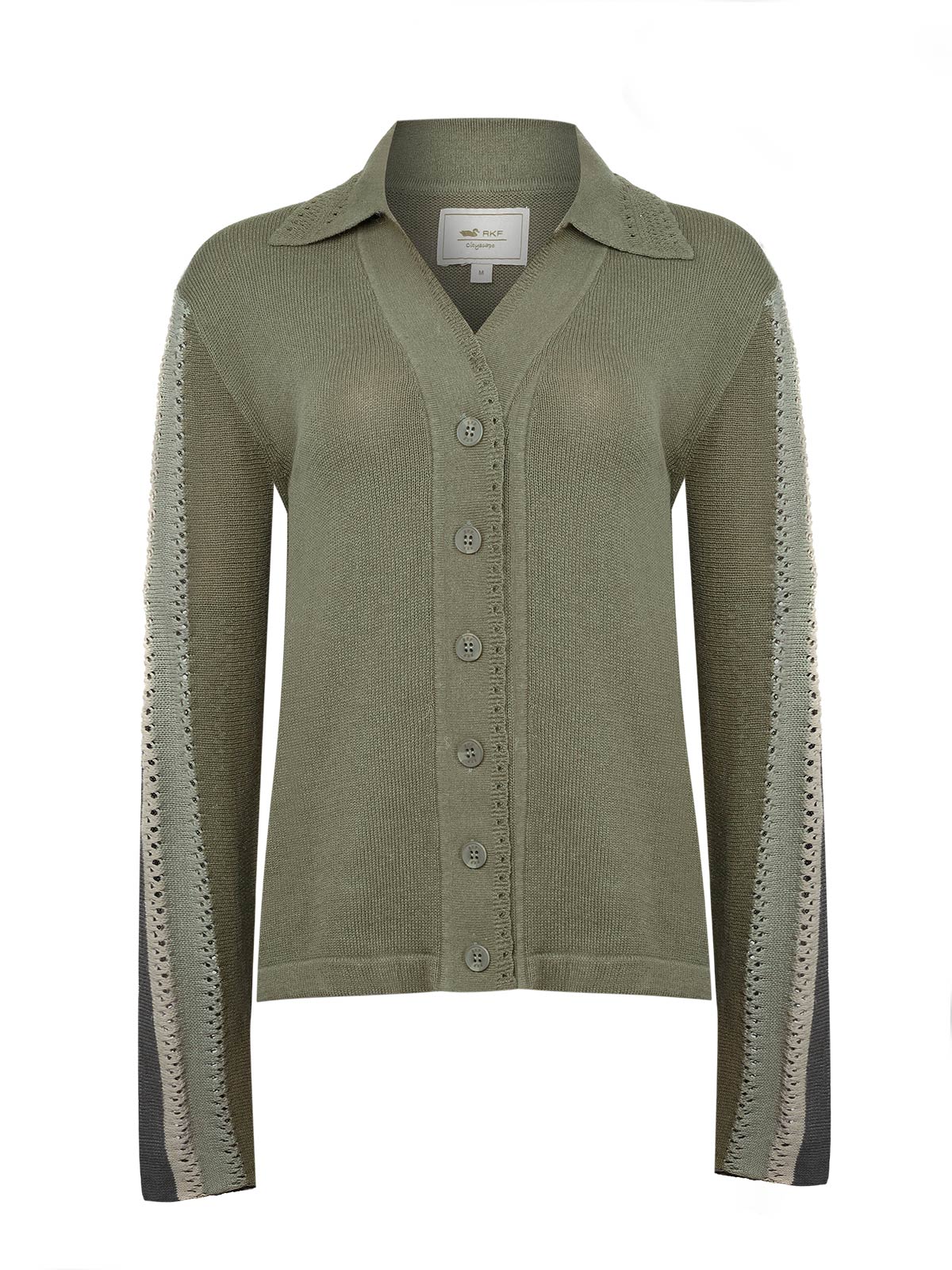 Sweater Algodón Orgánico Mujer Angelonia Verde RKF