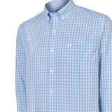 Camisa Manga Larga Algodón Hombre Wf Pb Azul RKF