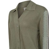 Sweater Algodón Orgánico Mujer Angelonia Verde RKF
