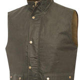 Chaleco Algodón Hombre Wax Marrón RKF