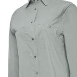 Blusa Manga Larga Algodón Orgánico Mujer Coop Celeste RKF
