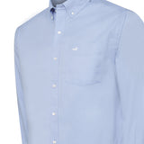 Camisa Manga Larga Hombre Wor Travel Azul RKF