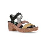 Sandalia Cuero Mujer Whiteheaven Multicolor RKF