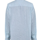 Camisa Manga Larga Hombre Linstripe Azul RKF