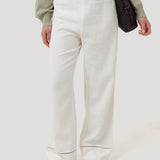 Pantalon Lino Orgánico Mujer Mekong Verde RKF