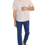Pantalon Lino Orgánico Hombre Lisboa Azul RKF