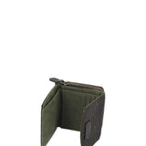 Billetera Mujer Sz Braid Flap Marrón RKF